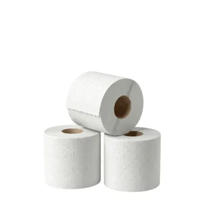 detalhe do papel higiénico doméstico 3 folhas 18 rolos Amoos da Copopalhinhas feito com materiais certificados