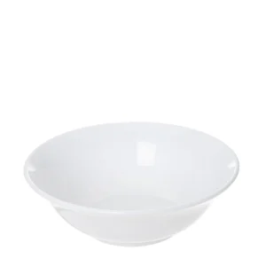 Produto sustentável prato fundo em PC branco 70cl da Copopalhinhas para eventos e restauração