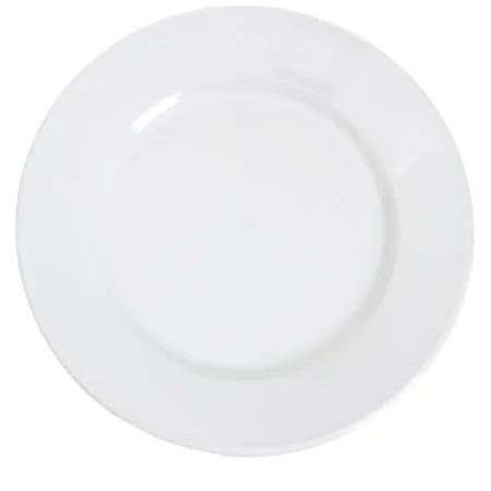 prato em PC branco 23cm reutilizável e ecológico da Copopalhinhas