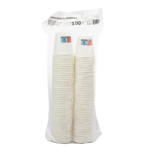 copo de papel branco para café 7,5cl reutilizável e ecológico da Copopalhinhas