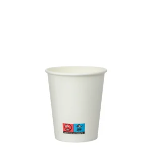 copo de papel branco 250ml reutilizável e ecológico da Copopalhinhas