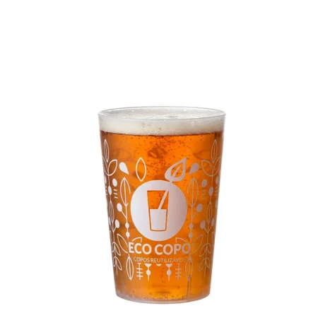 Produto sustentável eco copo light pp 20cl da Copopalhinhas para bares e eventos