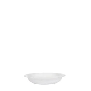 Produto sustentável mini tigela bagaço branco da Copopalhinhas para catering e eventos