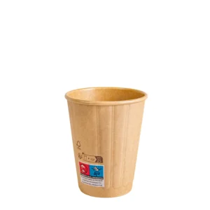 Detalhe do copos para bebidas quentes Copopalhinhas feito com materiais amigos do ambiente