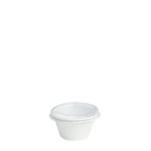mini pote bagaço branco 6cl reutilizável e ecológico da Copopalhinhas