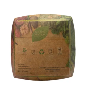 Barqueta vegetais em cartão reutilizável e ecológica da Copopalhinhas