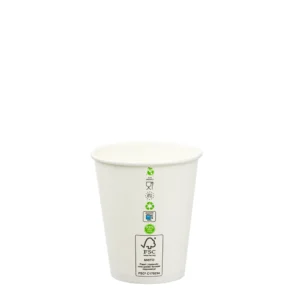 Copo de papel vending 200ml reutilizável e ecológico da Copopalhinhas