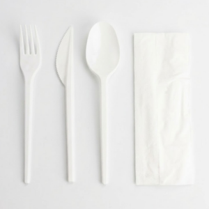 Z10555-KIT TALHERES REUTILIZÁVEIS PS BRANCO COM GUARDANAPO EMBALAGEM INDIVIDUAL-2