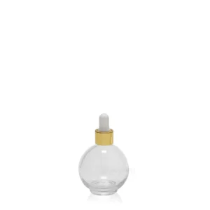 garrafa de vidro 50ml reutilizável e ecológica da Copopalhinhas
