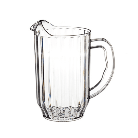Jarro em PC reutilizável, resistente transparente