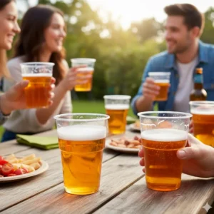 O Copo Cerveja em PP Transparente 50cl (500ml) alia resistência e praticidade para servir cervejas com a qualidade que merece.