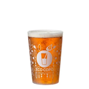 Produto sustentável eco copo light pp 20cl da Copopalhinhas para bares e eventos