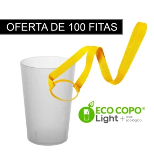 Produto sustentável Eco Copo Light em PP 20cl da Copopalhinhas para eventos