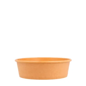 Produto sustentável pote saladeira kraft 500ml da Copopalhinhas para eventos e restauração