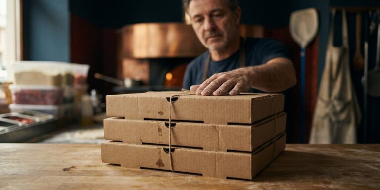 caixas de pizza