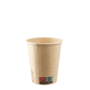 copo de papel kraft 24cl reutilizável e ecológico da Copopalhinhas